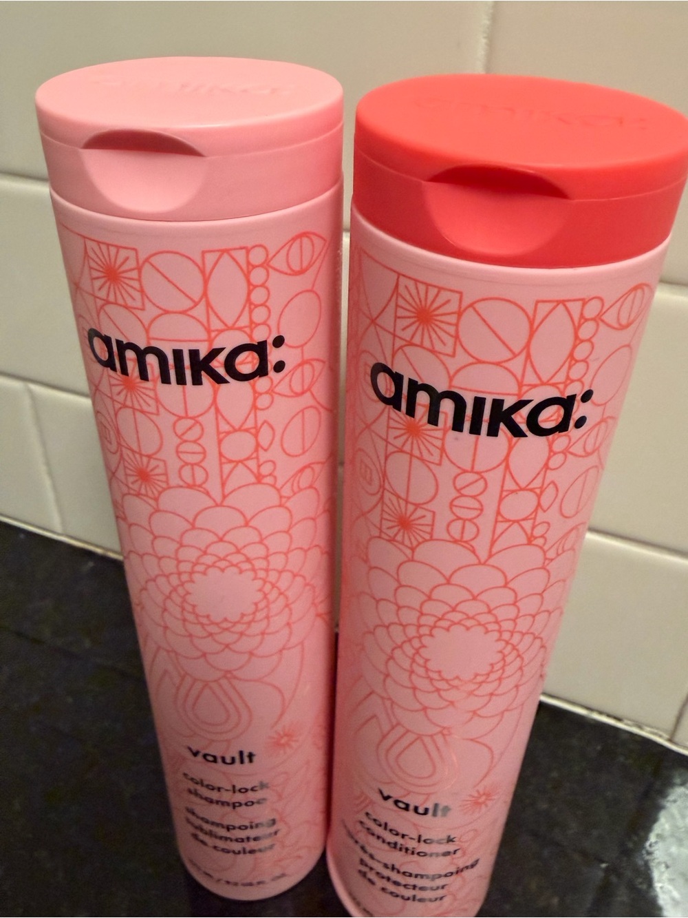 Amika - Vault Color-Lock Shampoo & Vault Color-Lock Conditioner Bundle - NEW - Picture 8 of 11